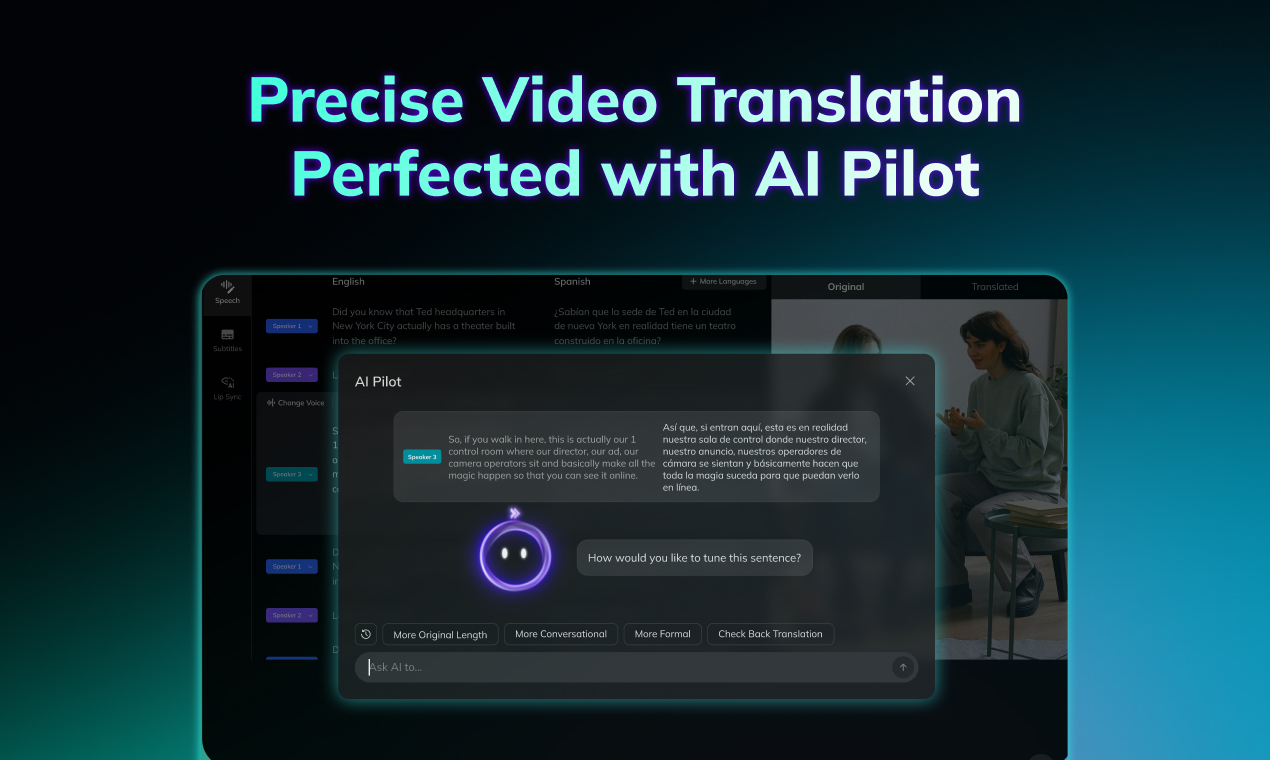 Launching Vozo® Video Translator with AI Pilot - Redefining Video Translation through Contextual Accuracy