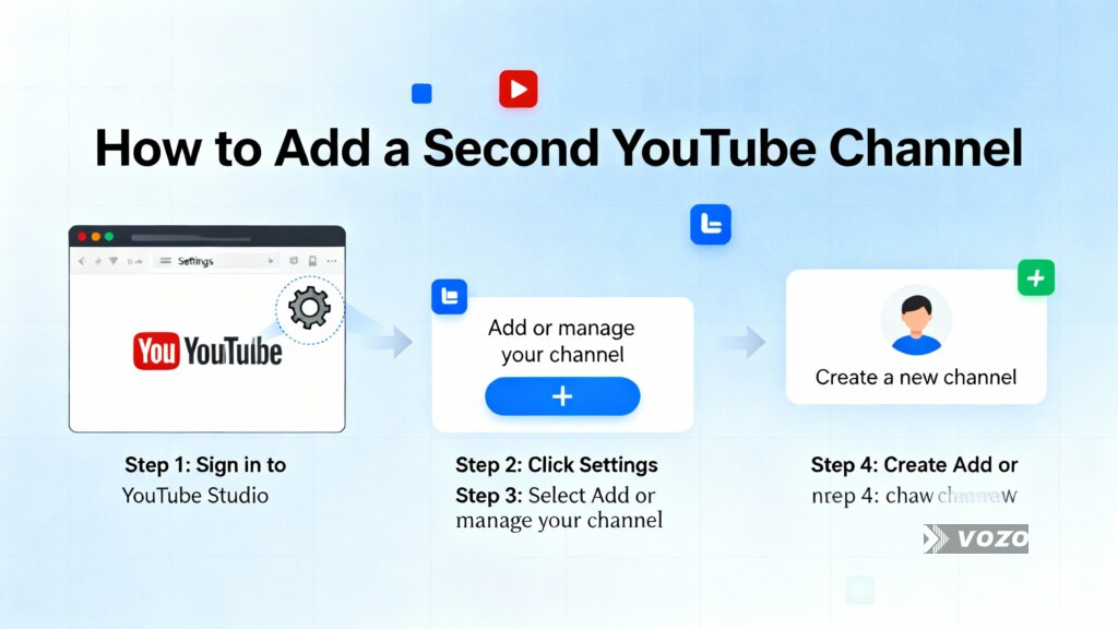 how to add a second youtube channel - Image 1