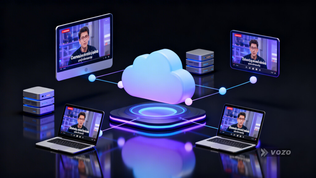 API-based system distributing localized videos to multiple platforms