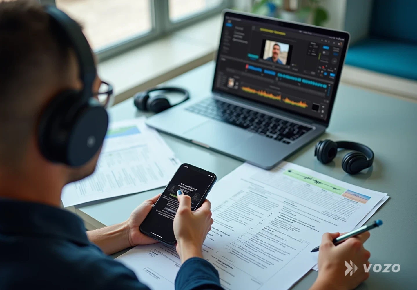 Desk review of subtitles and dubbed audio for product video