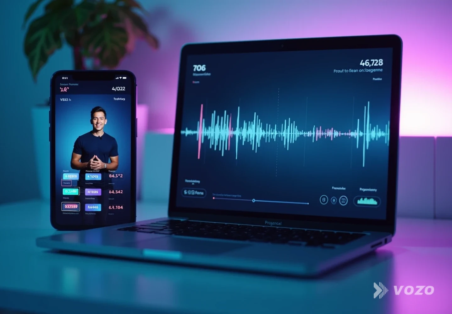 Two localized versions of the same product replay on phones