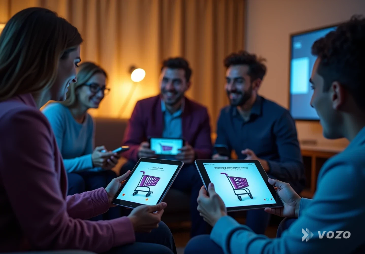 Viewers watching localized product videos across phone, tablet, and desktop