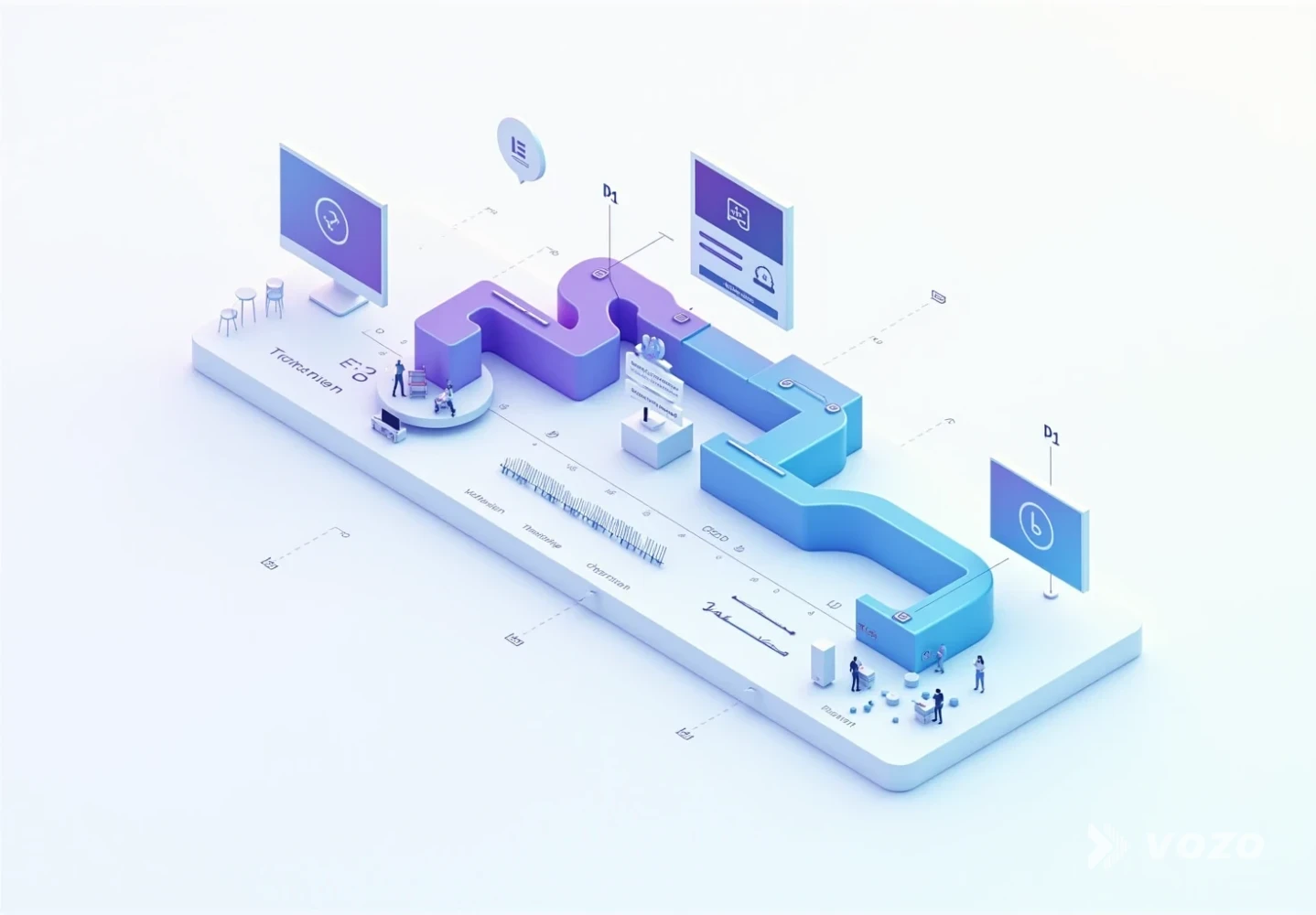 Diagram of training video localization workflow steps